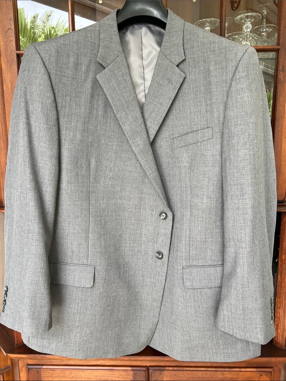 Wool blend Light Gray Blazer